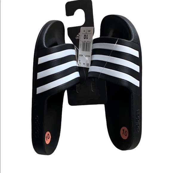 LAST 1 - NEW Adidas Adilette slides size 10 - unisex - Picture 3 of 9